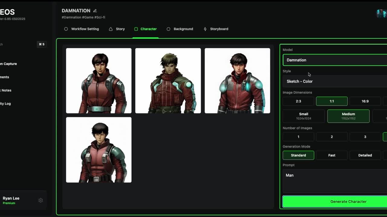 AI pre-production workflow trailer